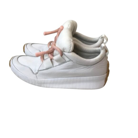 Sorel Out And About Plus Street Sneakers White Sea Salt Size 8 - Picture 5 of 7